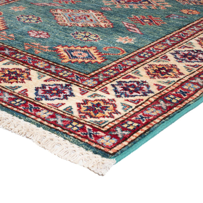 Alfombra de pasillo Alfombra Ziegler - Kazak - 302 x 83 cm - turquesa