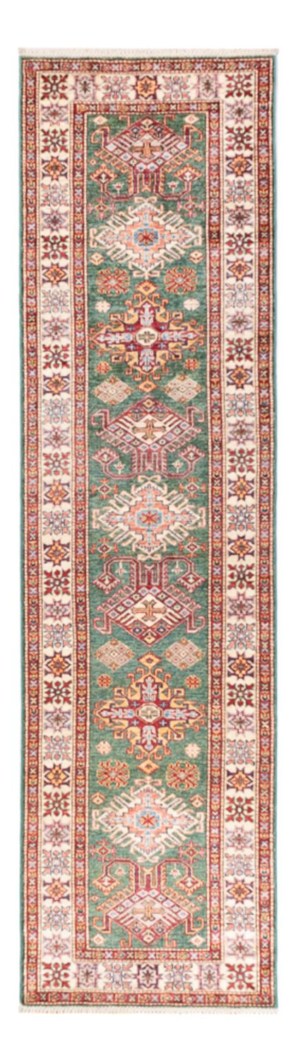 Alfombra de pasillo Alfombra Ziegler - Kazak - 297 x 80 cm - verde