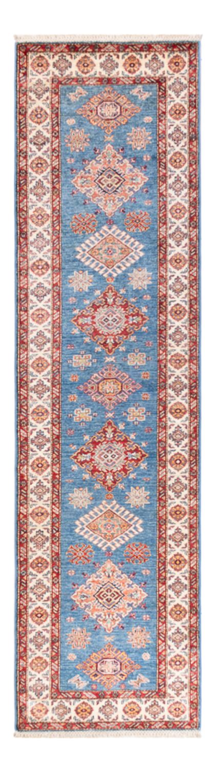 Alfombra de pasillo Alfombra Ziegler - Kazak - 305 x 79 cm - azul