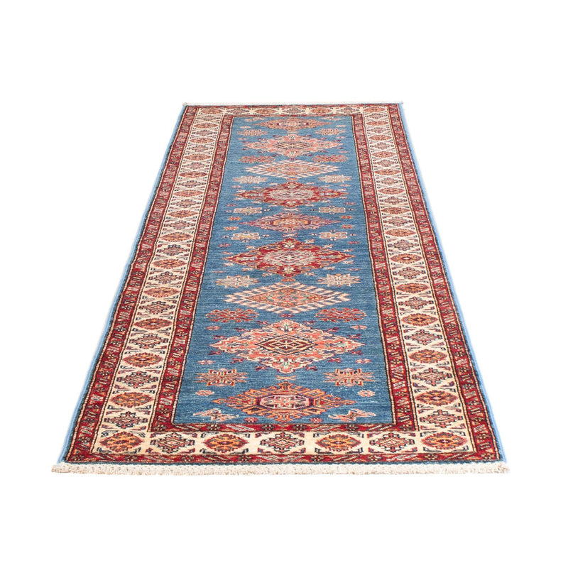 Alfombra de pasillo Alfombra Ziegler - Kazak - 305 x 79 cm - azul