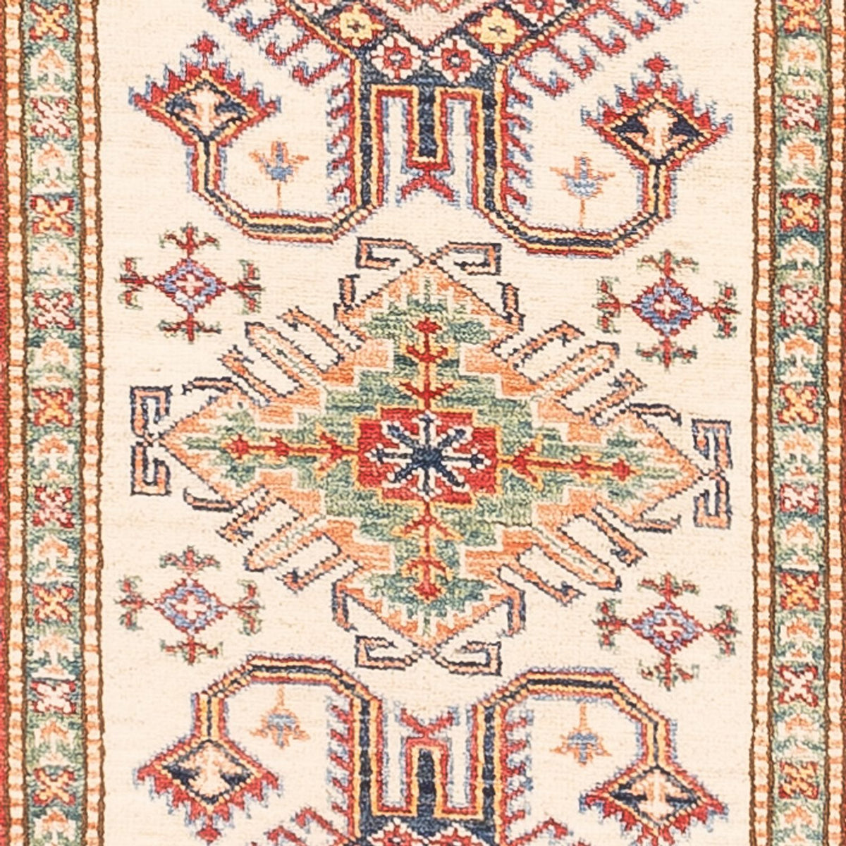 Alfombra de pasillo Alfombra Ziegler - Kazak - 305 x 81 cm - beige