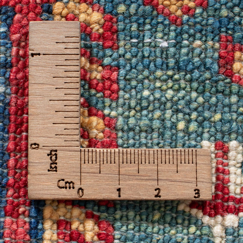 Alfombra de pasillo Alfombra Ziegler - Kazak - 298 x 81 cm - verde