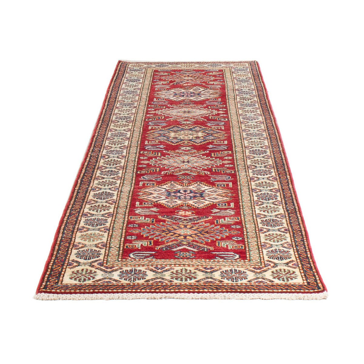 Alfombra de pasillo Alfombra Ziegler - Kazak - 294 x 82 cm - rojo