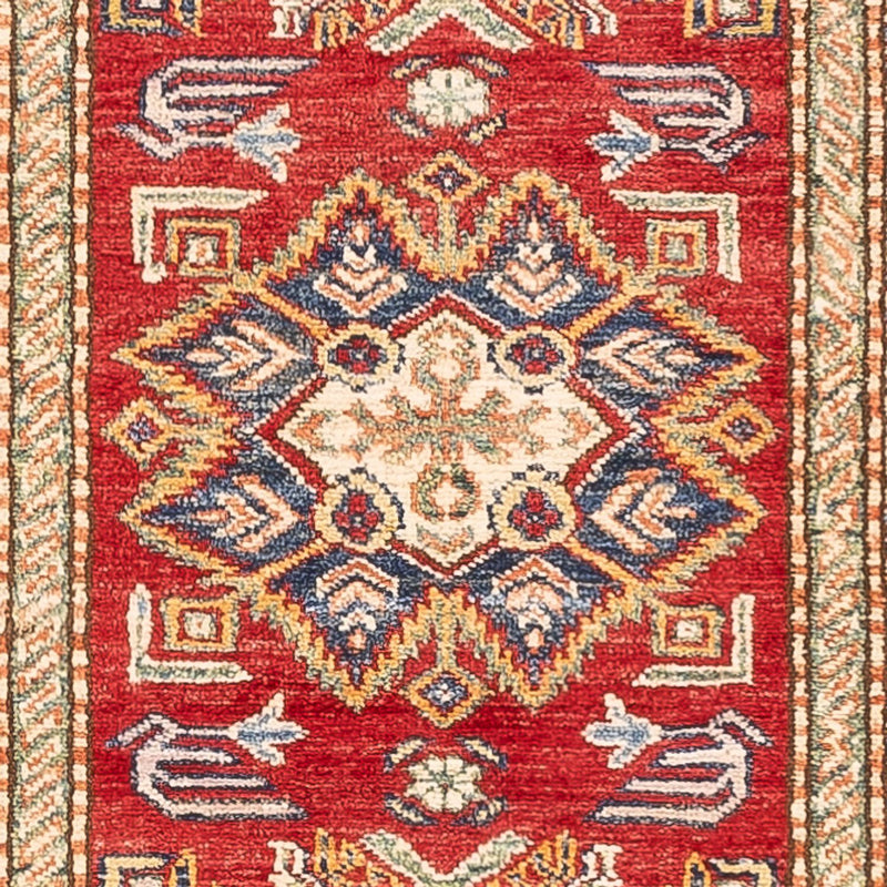 Alfombra de pasillo Alfombra Ziegler - Kazak - 293 x 81 cm - rojo