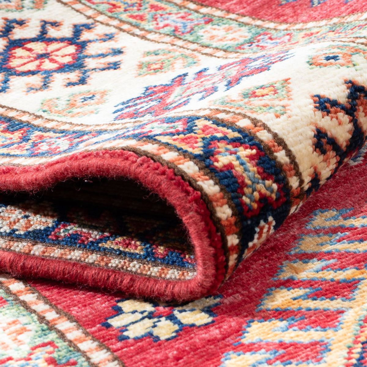 Alfombra de pasillo Alfombra Ziegler - Kazak - 305 x 77 cm - rojo