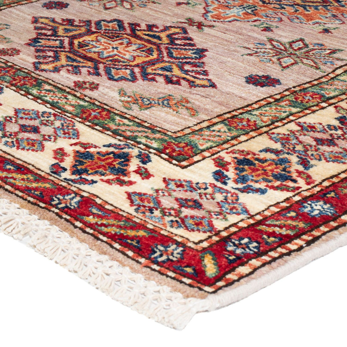Alfombra de pasillo Alfombra Ziegler - Kazak - 292 x 82 cm - salmón