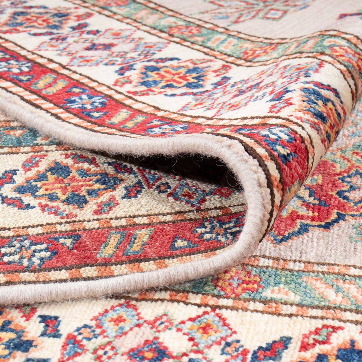 Alfombra de pasillo Alfombra Ziegler - Kazak - 292 x 82 cm - salmón