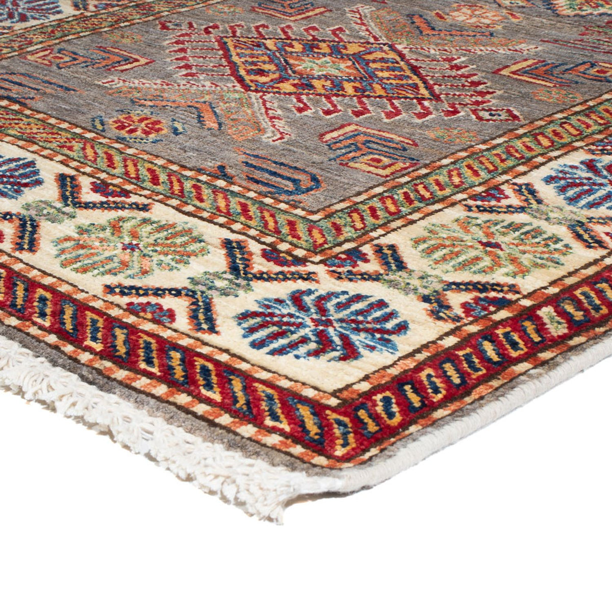 Alfombra de pasillo Alfombra Ziegler - Kazak - 293 x 83 cm - beige oscuro