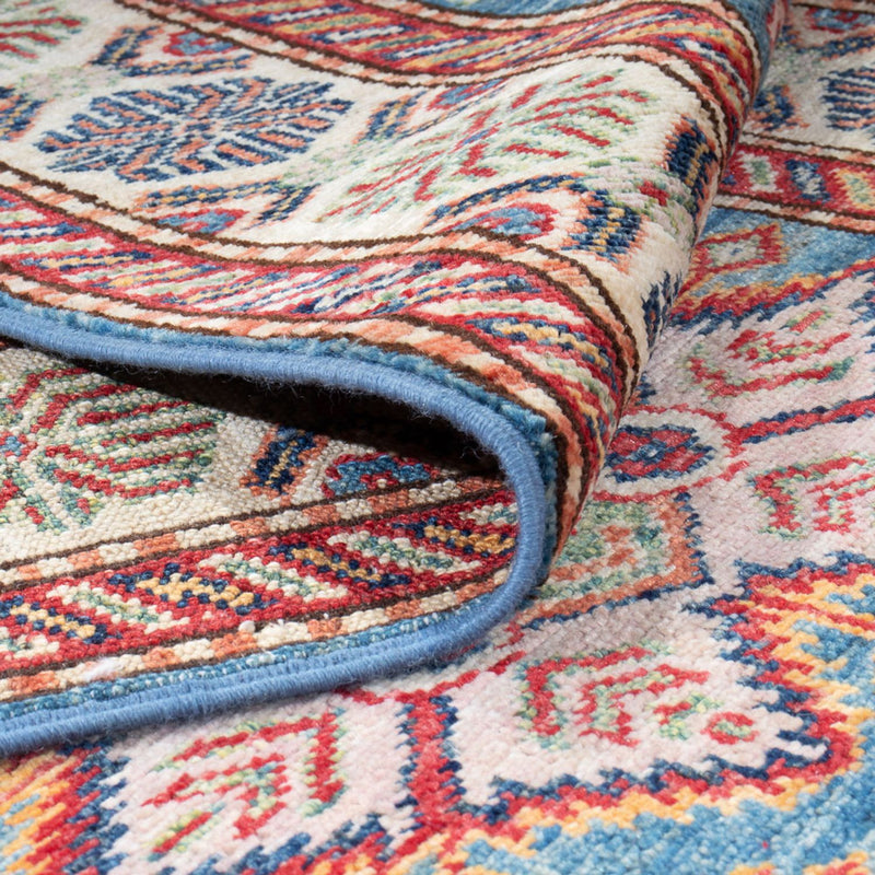 Alfombra de pasillo Alfombra Ziegler - Kazak - 294 x 83 cm - azul