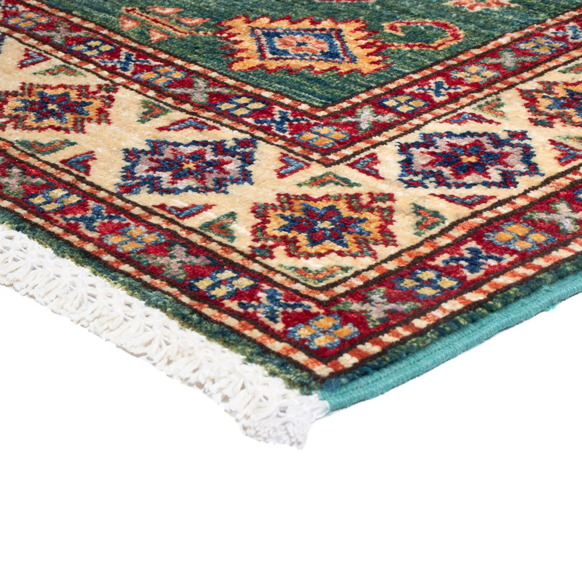 Alfombra de pasillo Alfombra Ziegler - Kazak - 296 x 80 cm - verde