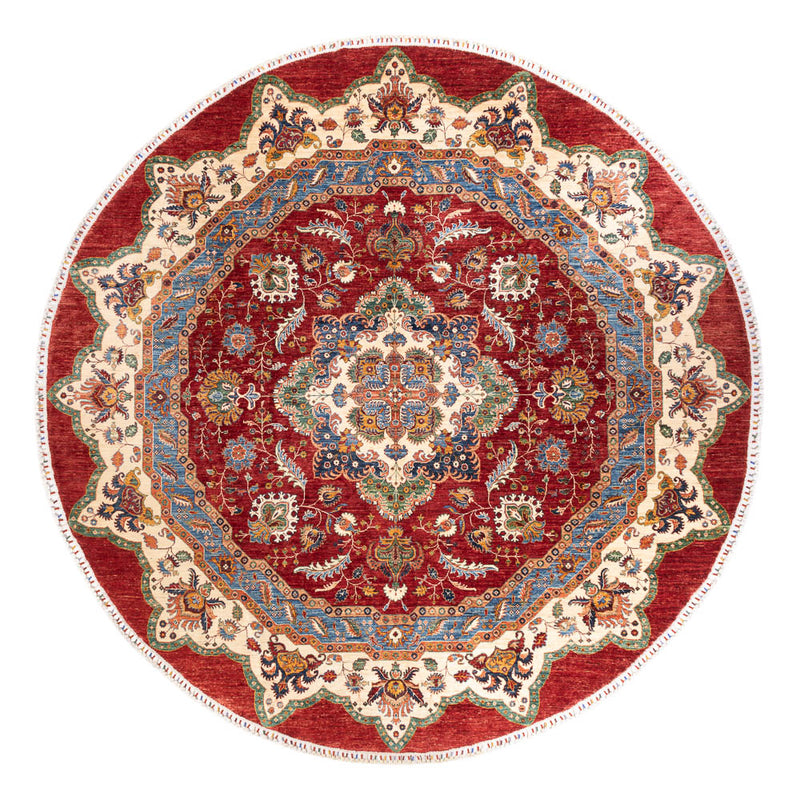 Alfombra Ziegler - Kazak redondo  - 302 x 297 cm - multicolor