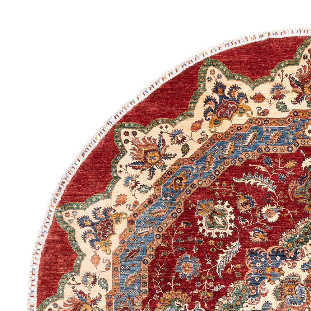 Alfombra Ziegler - Kazak redondo  - 302 x 297 cm - multicolor