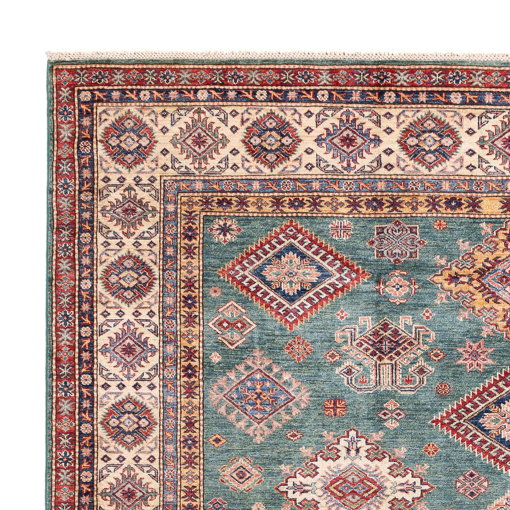 Alfombra Ziegler - Kazak - 304 x 245 cm - verde claro