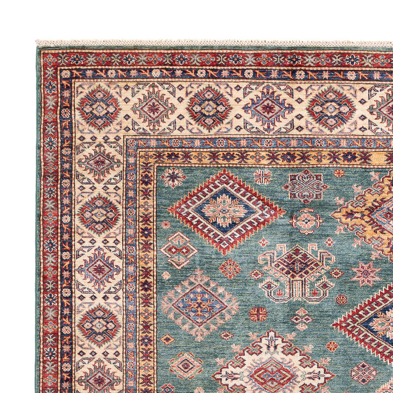 Alfombra Ziegler - Kazak - 304 x 245 cm - verde claro