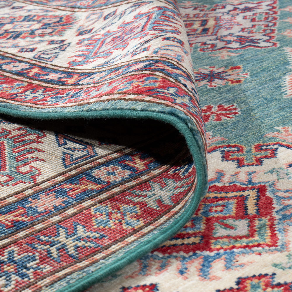 Alfombra Ziegler - Kazak - 304 x 245 cm - verde claro