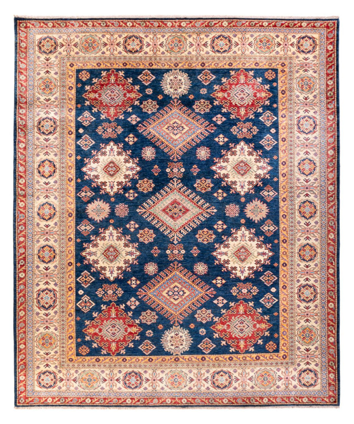 Alfombra Ziegler - Kazak - 301 x 246 cm - azul oscuro