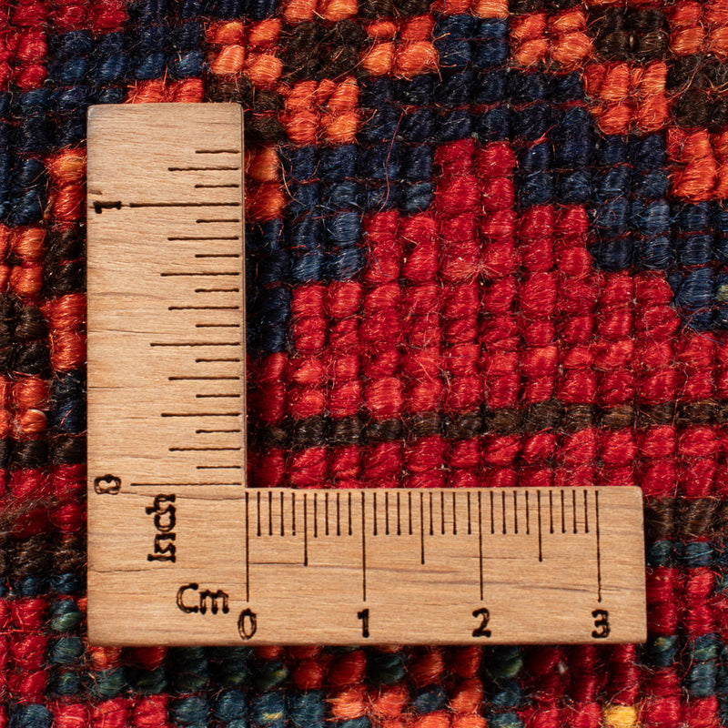 Alfombra afgana - Kunduz - 205 x 158 cm - rojo