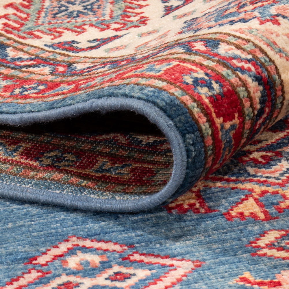 Alfombra Ziegler - Kazak - 204 x 150 cm - azul