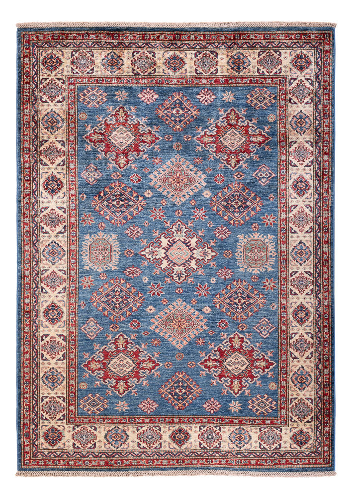 Alfombra Ziegler - Kazak - 204 x 146 cm - azul