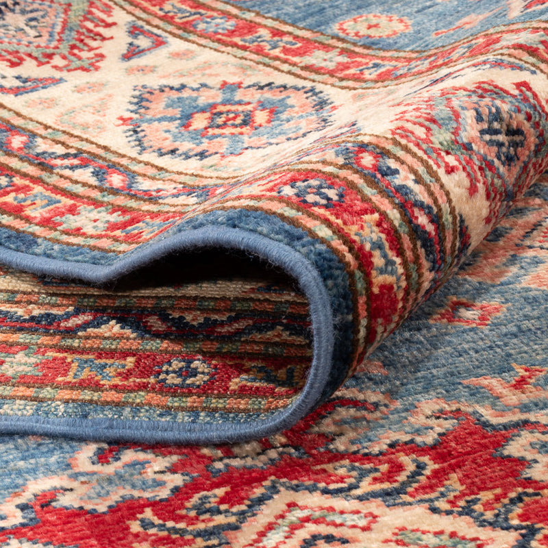 Alfombra Ziegler - Kazak - 204 x 146 cm - azul