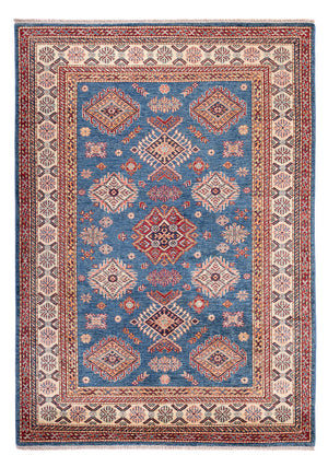 Alfombra Ziegler - Kazak - 210 x 147 cm - azul