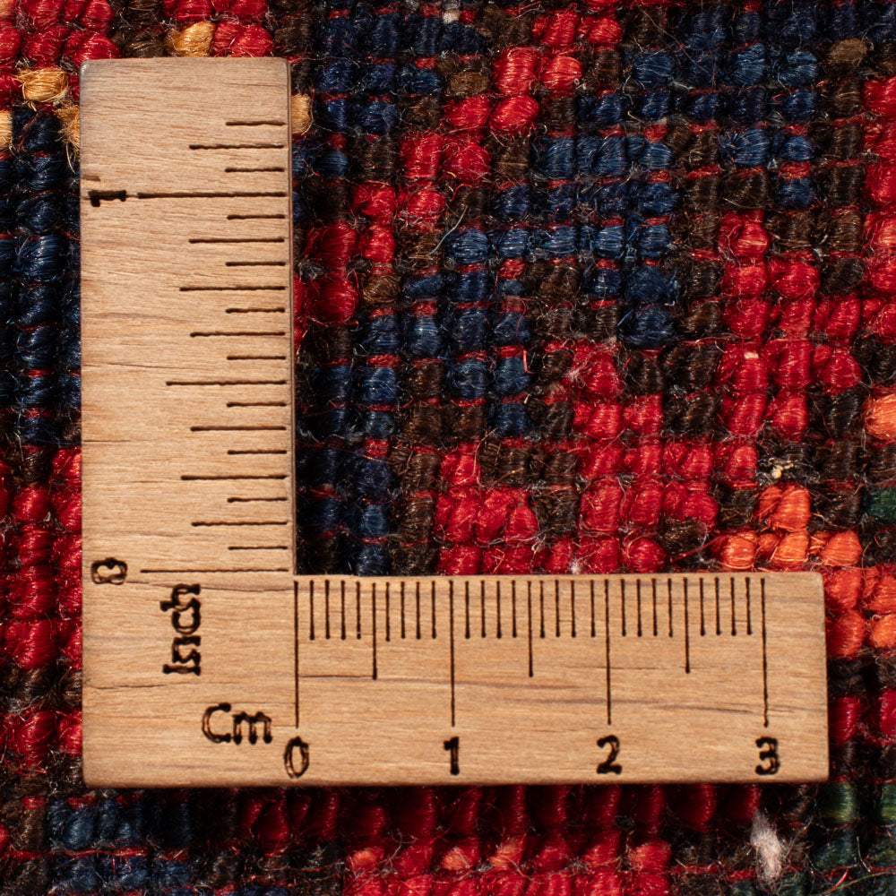 Alfombra afgana - Kunduz - 204 x 151 cm - rojo