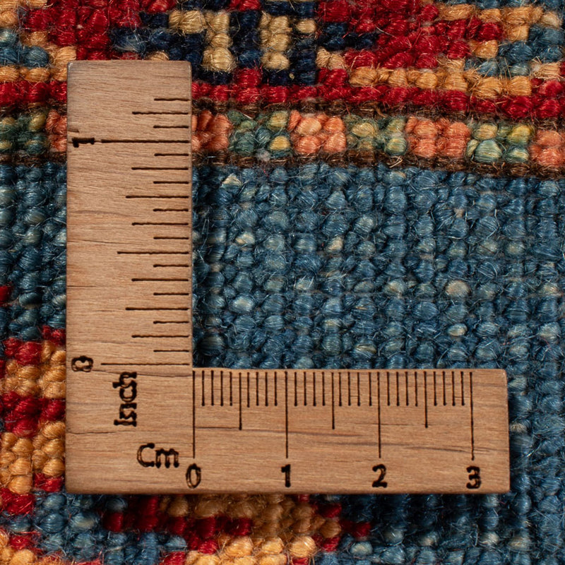 Alfombra Ziegler - Kazak - Real - 166 x 118 cm - azul