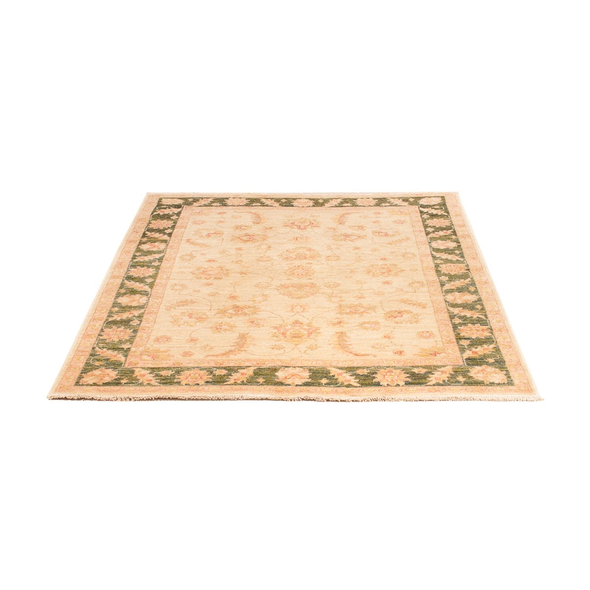 Alfombra Ziegler - 182 x 125 cm - blanco natural