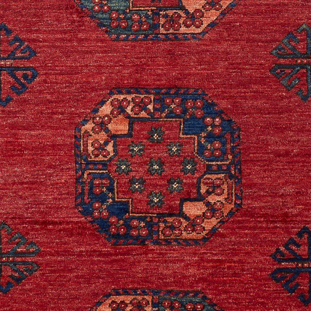 Alfombra afgana - 181 x 124 cm - rojo