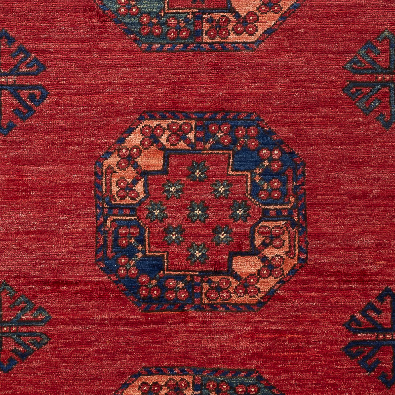 Alfombra afgana - 181 x 124 cm - rojo