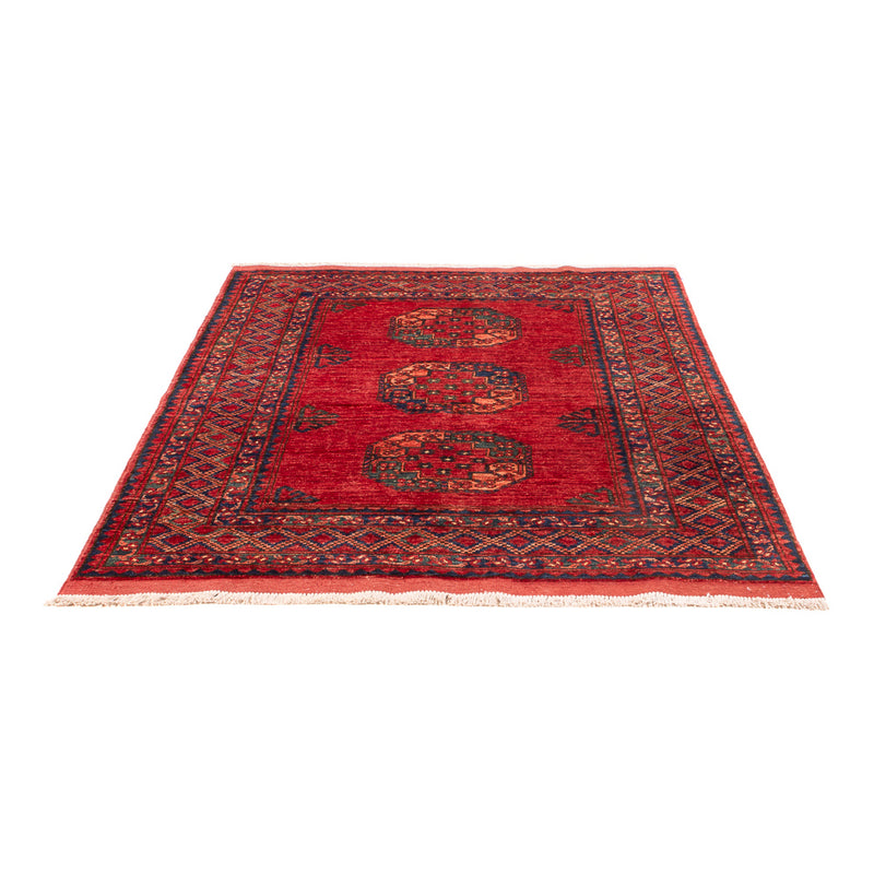 Alfombra afgana - 181 x 124 cm - rojo