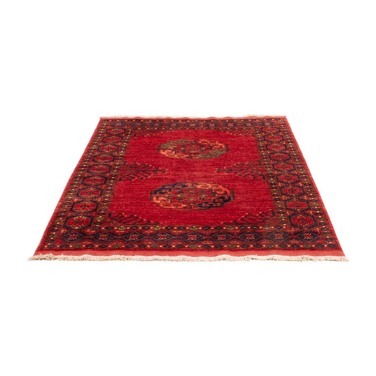 Alfombra afgana - 181 x 122 cm - rojo