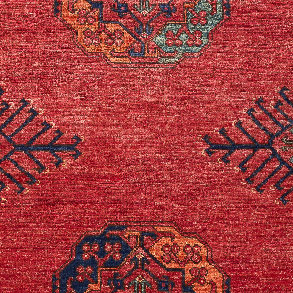Alfombra afgana - 182 x 125 cm - rojo