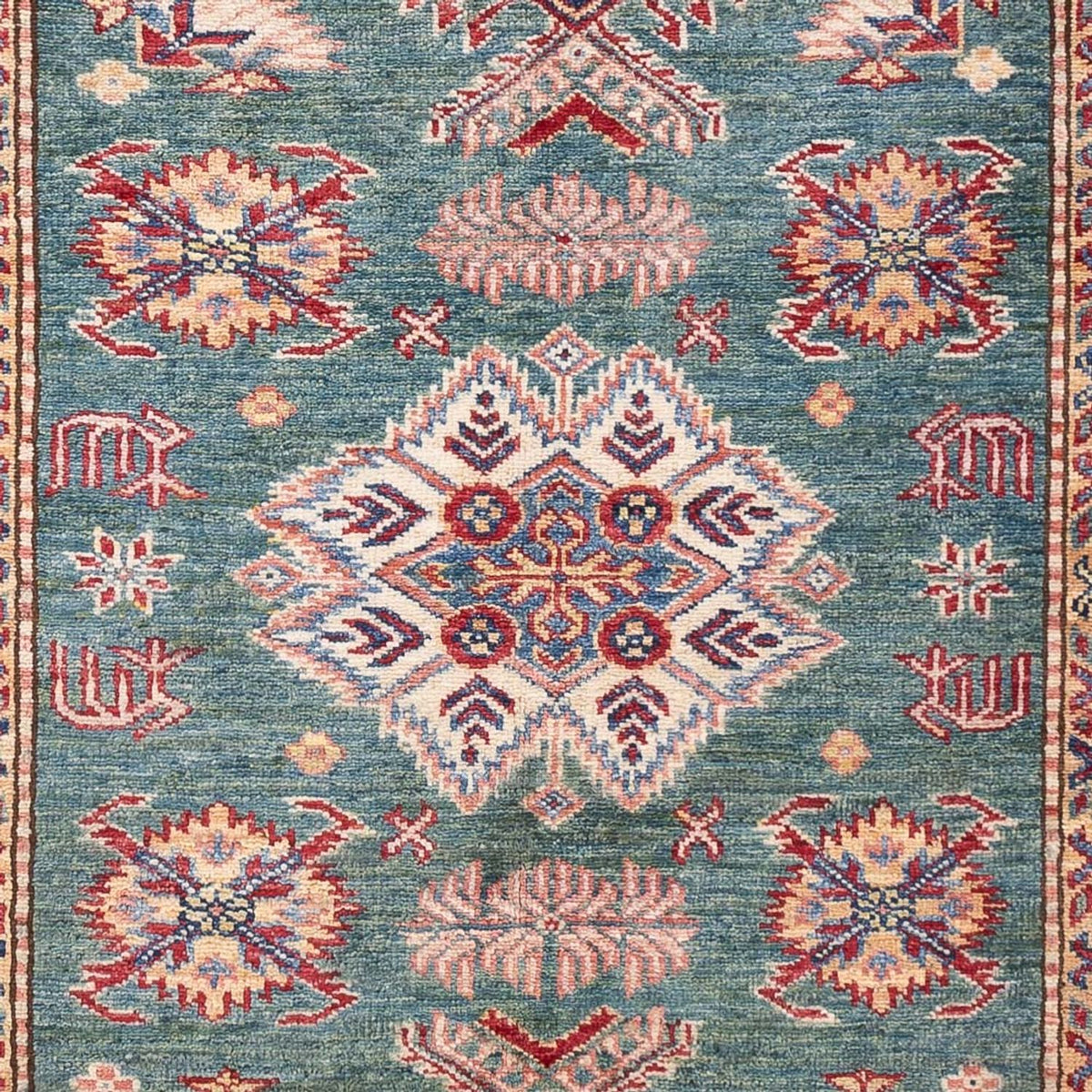 Alfombra Ziegler - Kazak - Real - 174 x 118 cm - azul marino