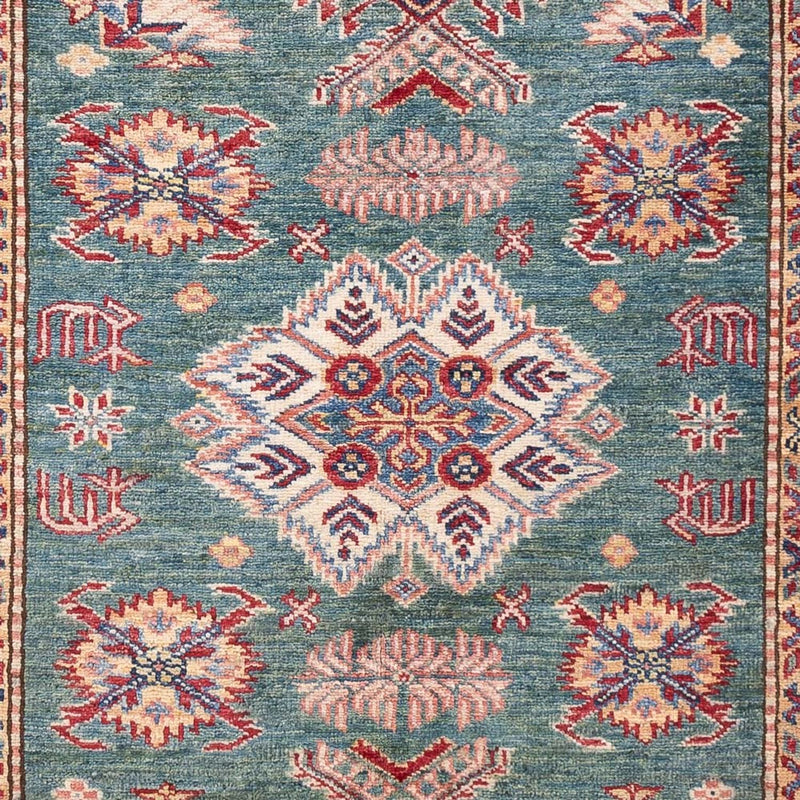Alfombra Ziegler - Kazak - Real - 174 x 118 cm - azul marino