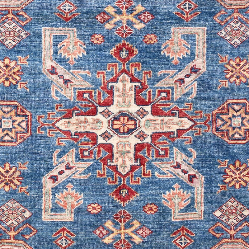 Alfombra Ziegler - Kazak - Real - 182 x 117 cm - azul
