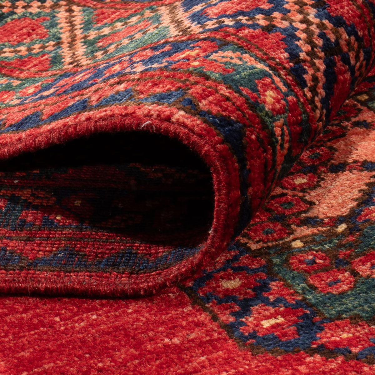 Alfombra afgana - 179 x 124 cm - rojo