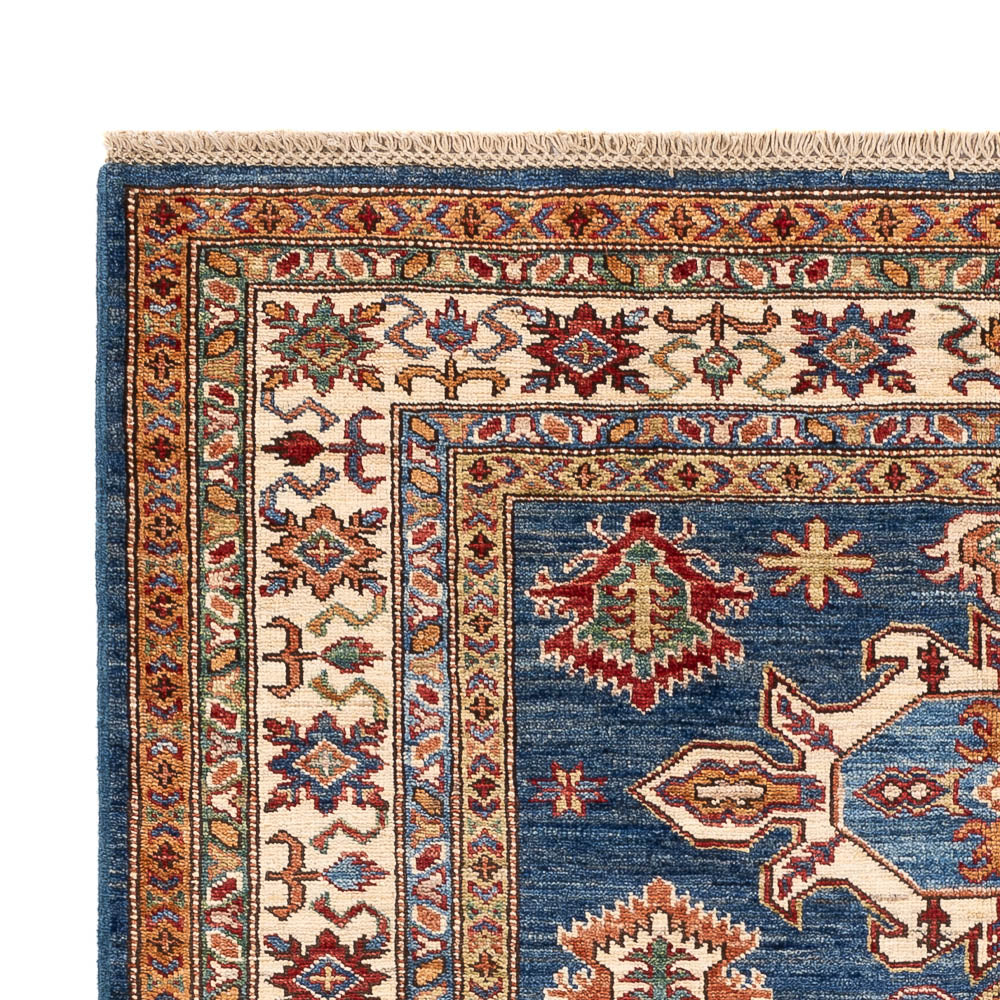 Alfombra Ziegler - Kazak - Real - 170 x 122 cm - azul oscuro