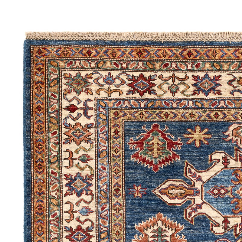 Alfombra Ziegler - Kazak - Real - 170 x 122 cm - azul oscuro