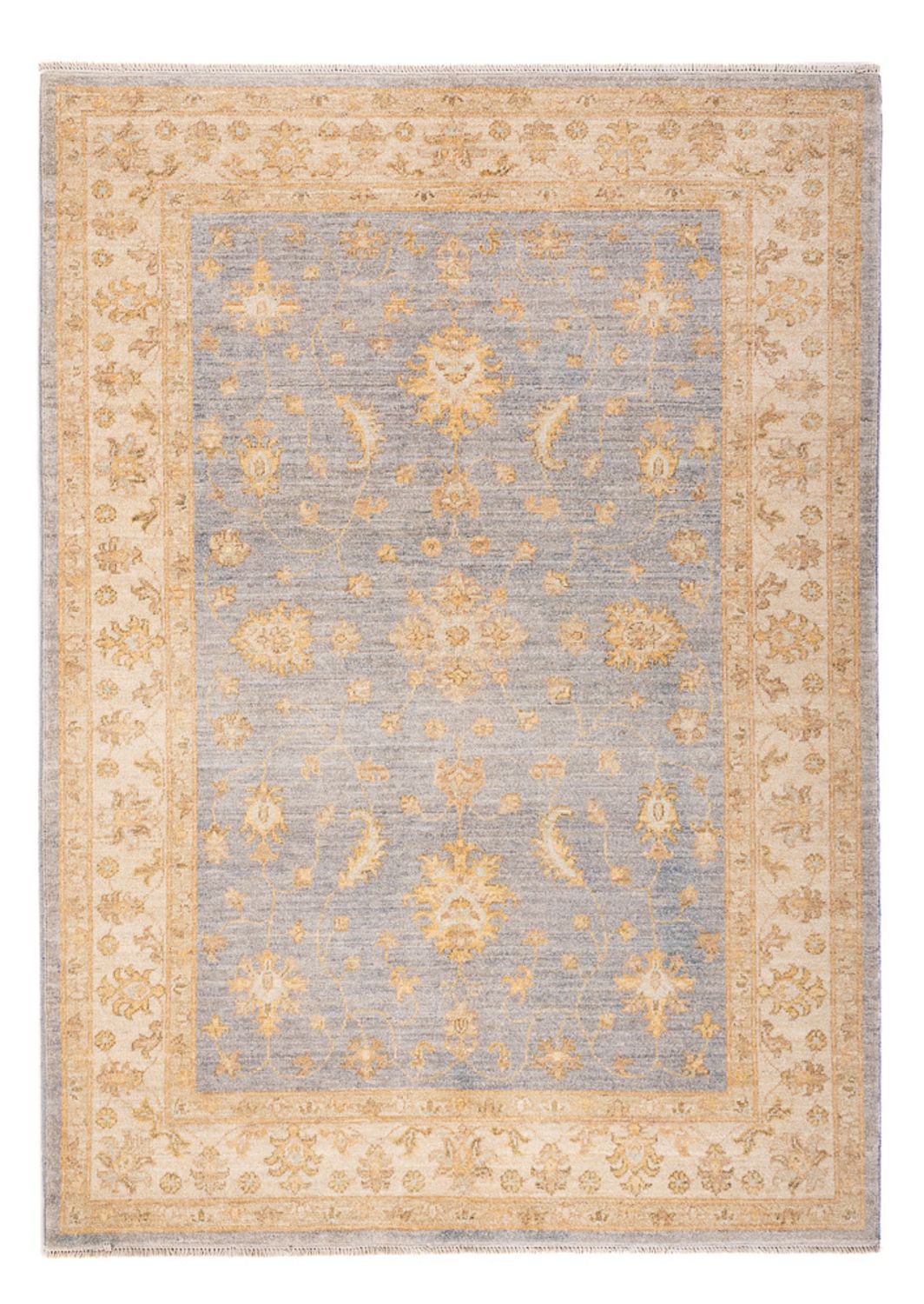 Alfombra Ziegler - 174 x 122 cm - azul petróleo
