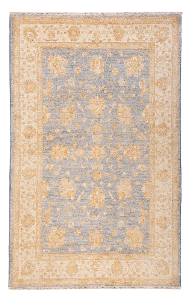 Alfombra Ziegler - 187 x 116 cm - azul petróleo