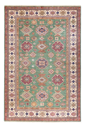 Alfombra Ziegler - Kazak - 296 x 201 cm - verde claro