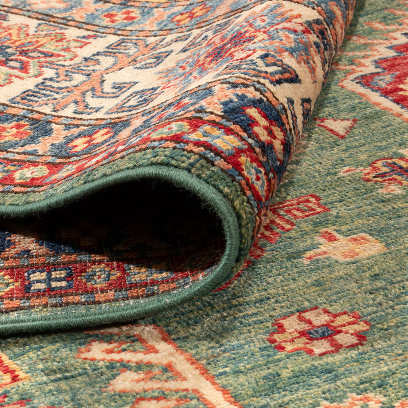 Alfombra Ziegler - Kazak - 290 x 198 cm - verde claro