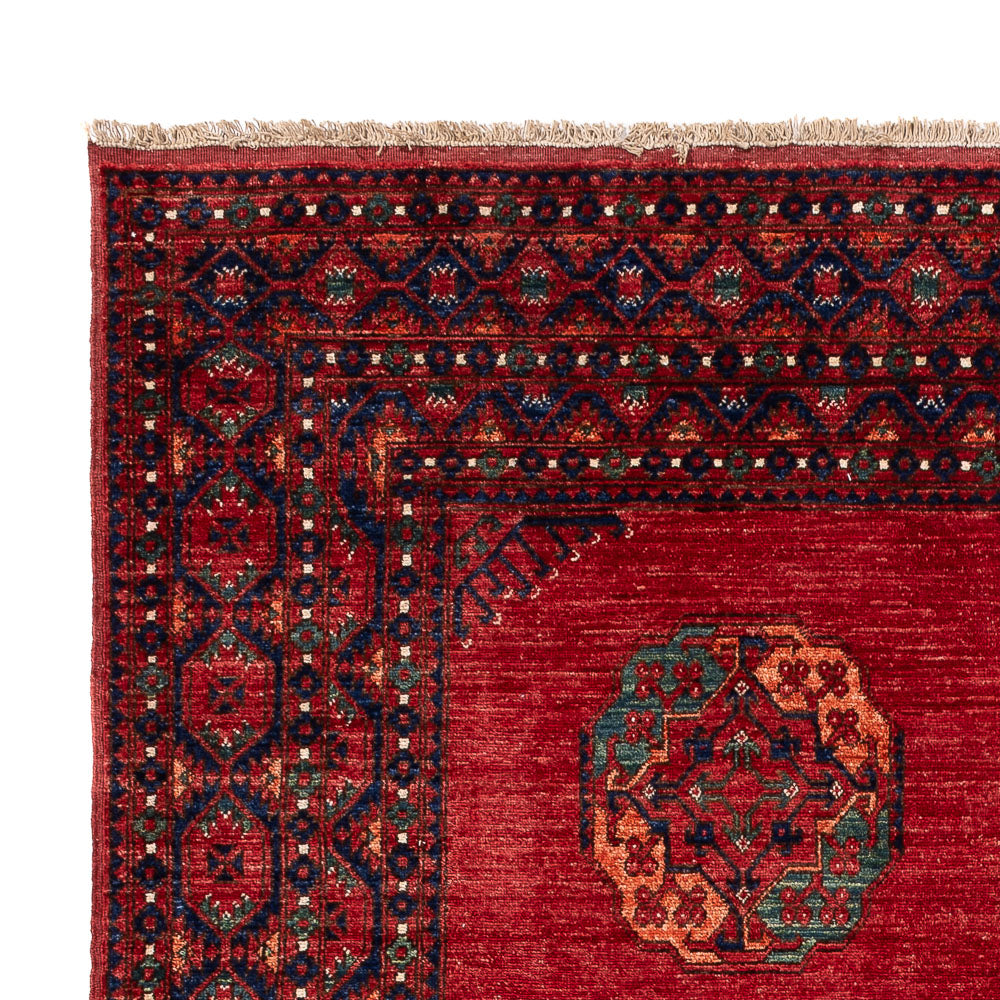 Alfombra afgana - Kunduz - 291 x 212 cm - rojo
