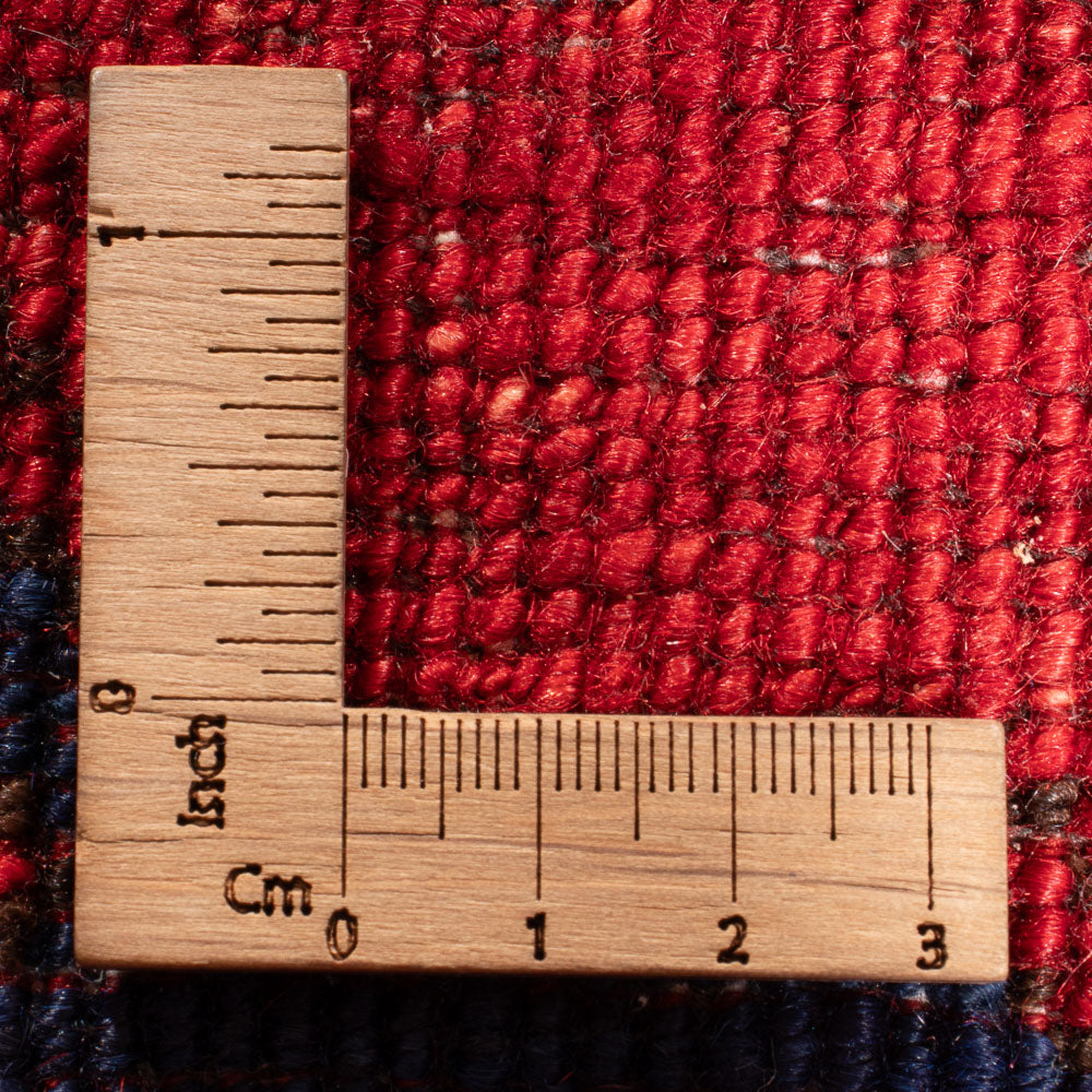 Alfombra de pasillo Alfombra afgana - Kunduz - 305 x 82 cm - rojo