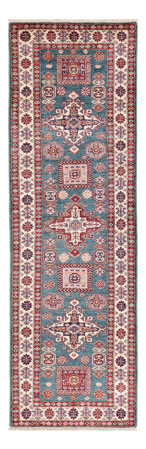 Alfombra de pasillo Alfombra Ziegler - Kazak - 253 x 78 cm - azul oscuro