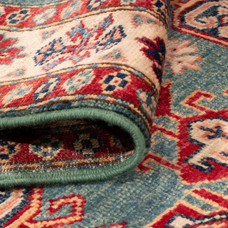Alfombra de pasillo Alfombra Ziegler - Kazak - 253 x 78 cm - azul oscuro