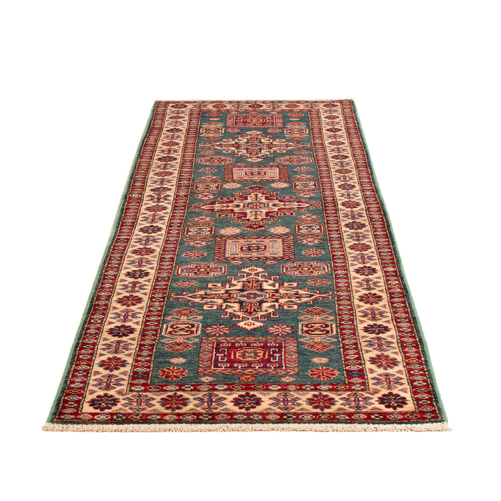 Alfombra de pasillo Alfombra Ziegler - Kazak - 253 x 78 cm - azul oscuro