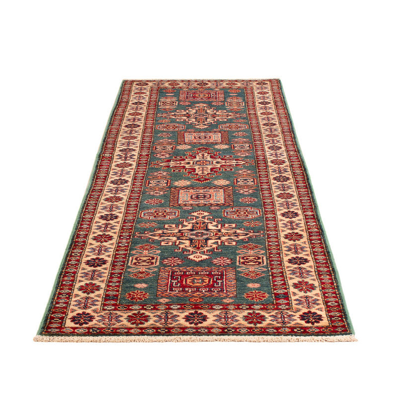 Alfombra de pasillo Alfombra Ziegler - Kazak - 253 x 78 cm - azul oscuro