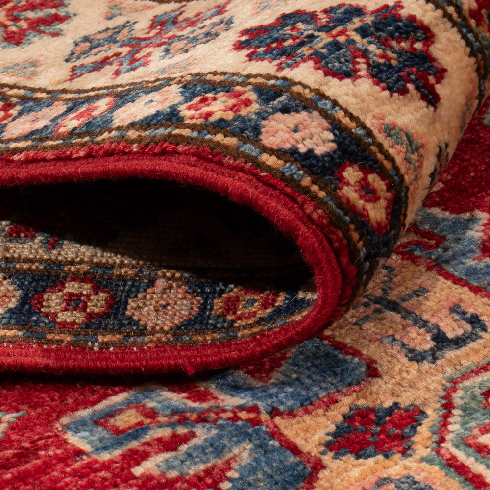 Alfombra de pasillo Alfombra Ziegler - Kazak - 260 x 75 cm - rojo